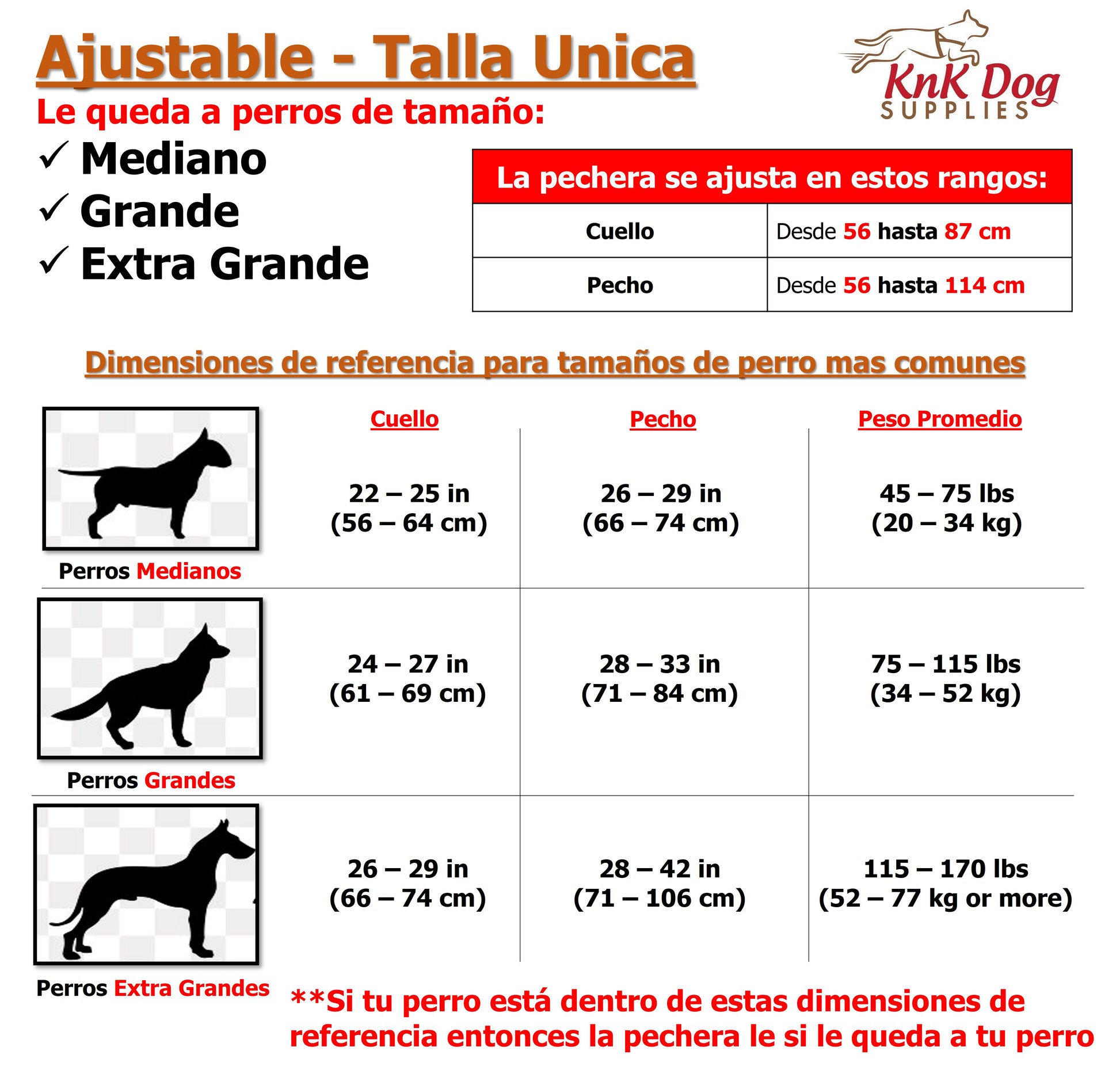 pechera ajustable para perro