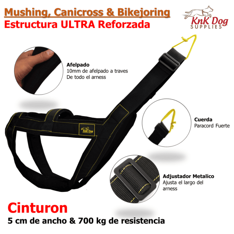 Arnes para Mushing Canicross o Bikejoring