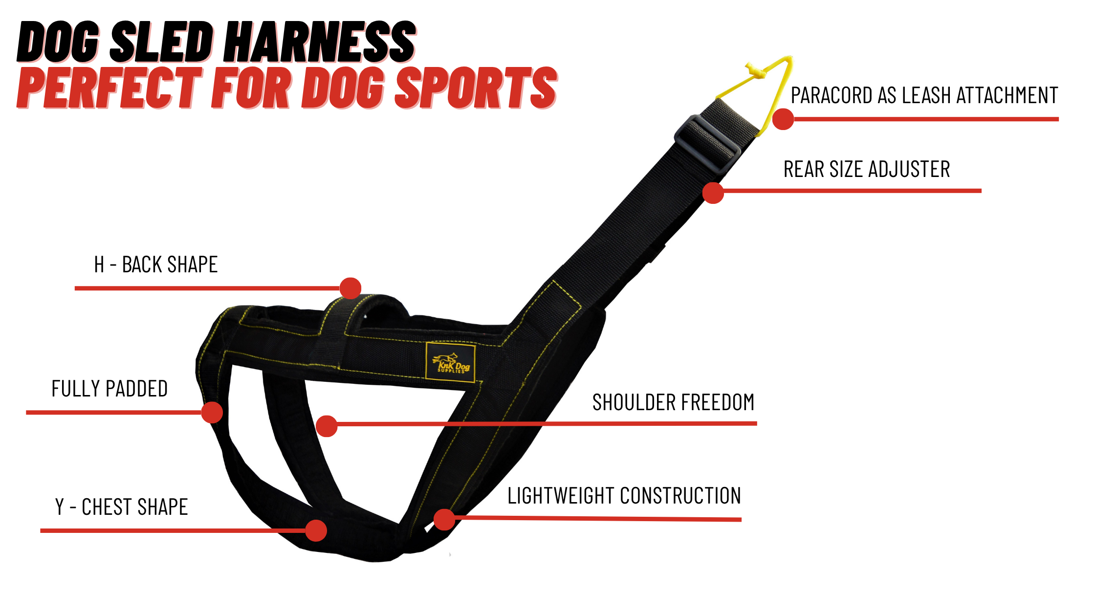 dog sledding harness